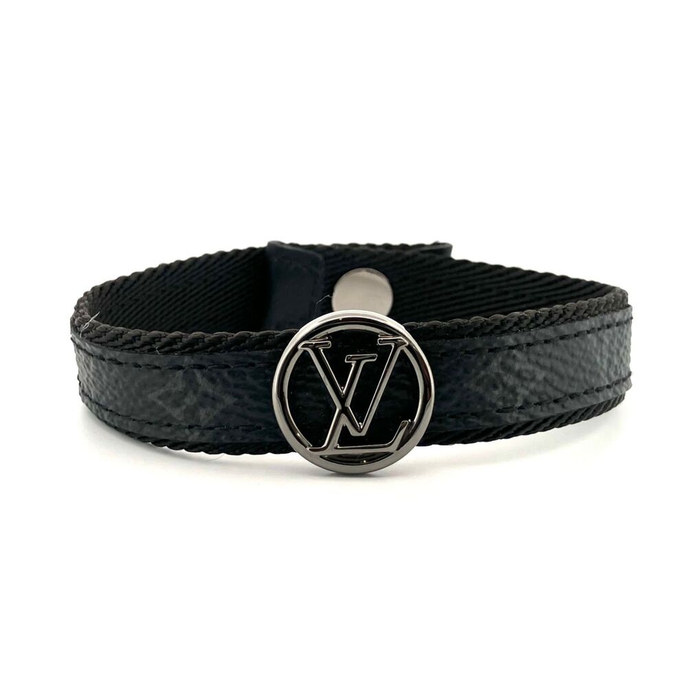 Louis Vuitton Monogram Eclipse Lv Circle Bracelet… - image 2
